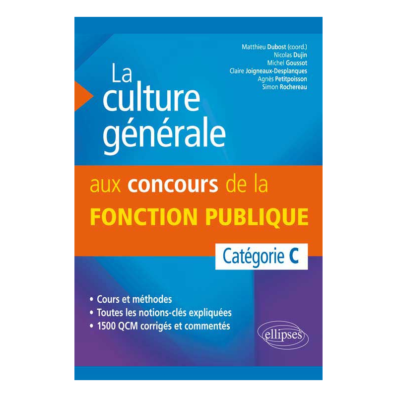 La culture générale aux concours de la fonction publique de catégorie C