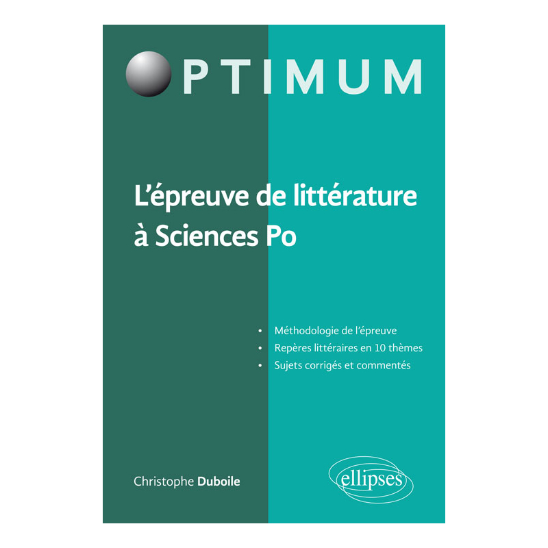 L’épreuve de littérature à Sciences Po
