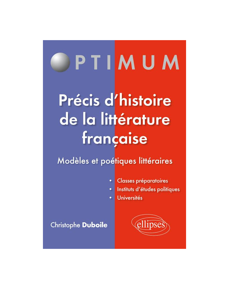 Précis d'histoire de la littérature française