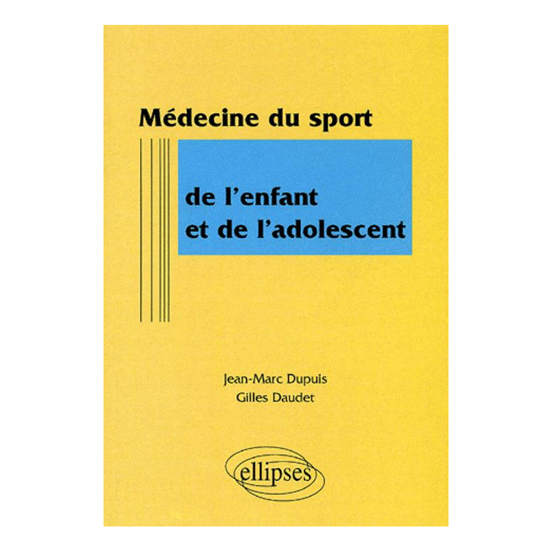 Médecine du sport de l'enfant et de l'adolescent