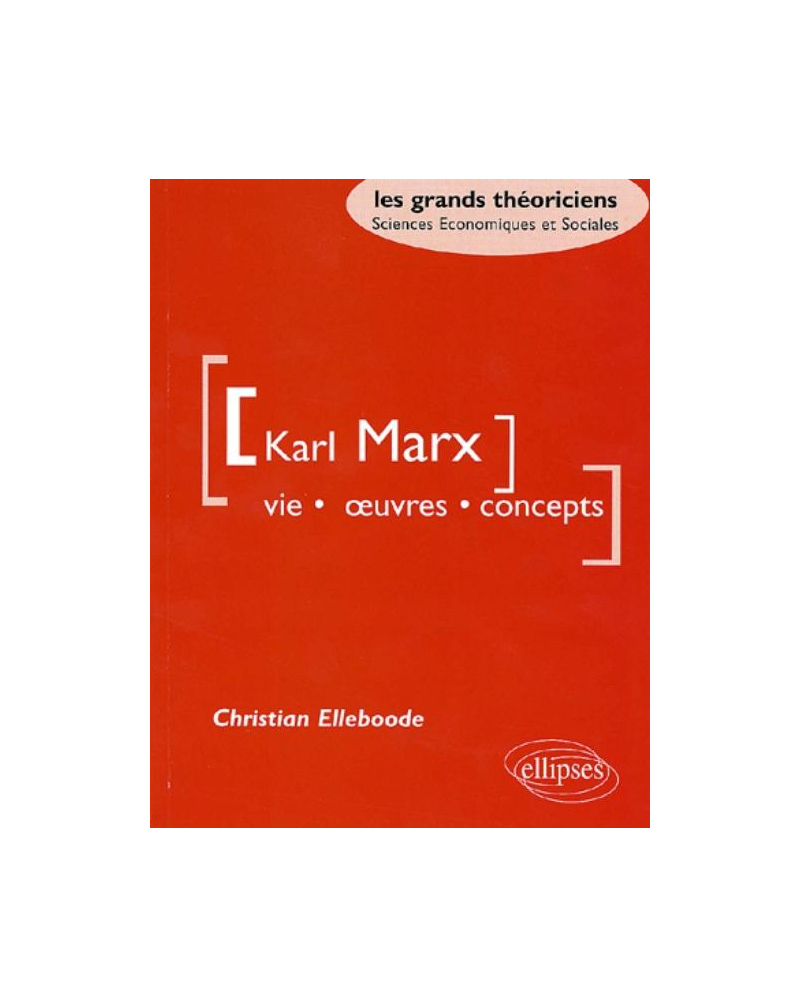 Marx Karl - Vie, oeuvres, concepts