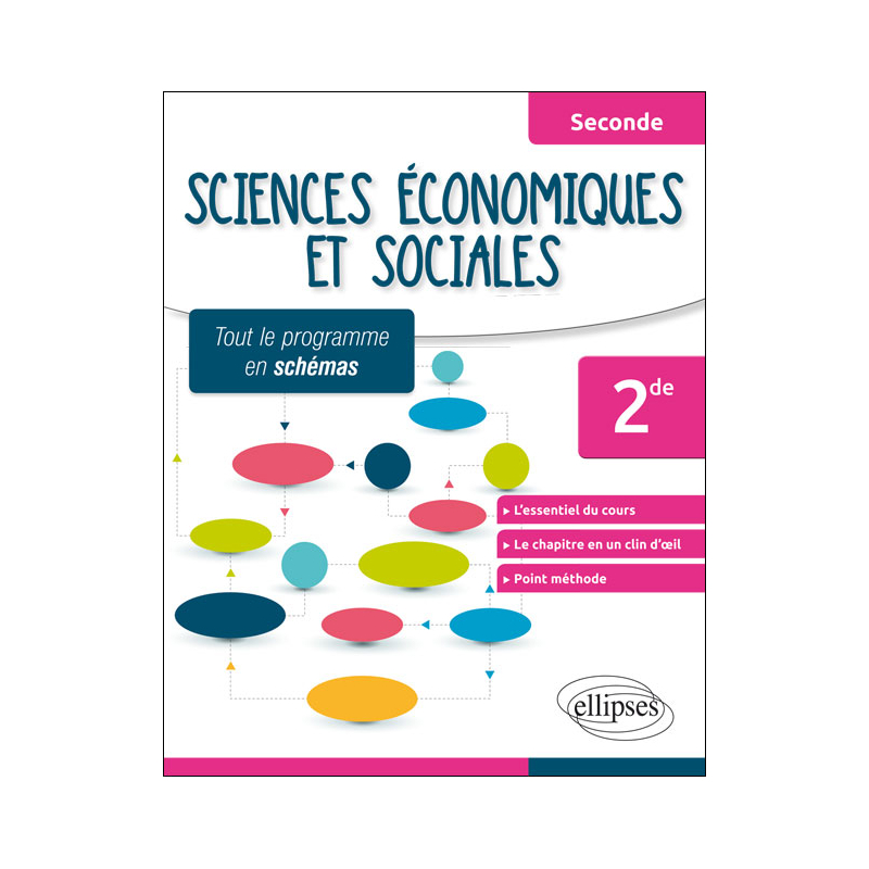 Sciences économiques et sociales - Seconde - tout le programme en schémas