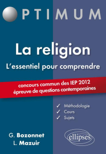L'essentiel pour comprendre la religion (IEP 2012)