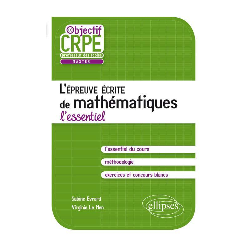 L'épreuve écrite de mathématiques - L'essentiel