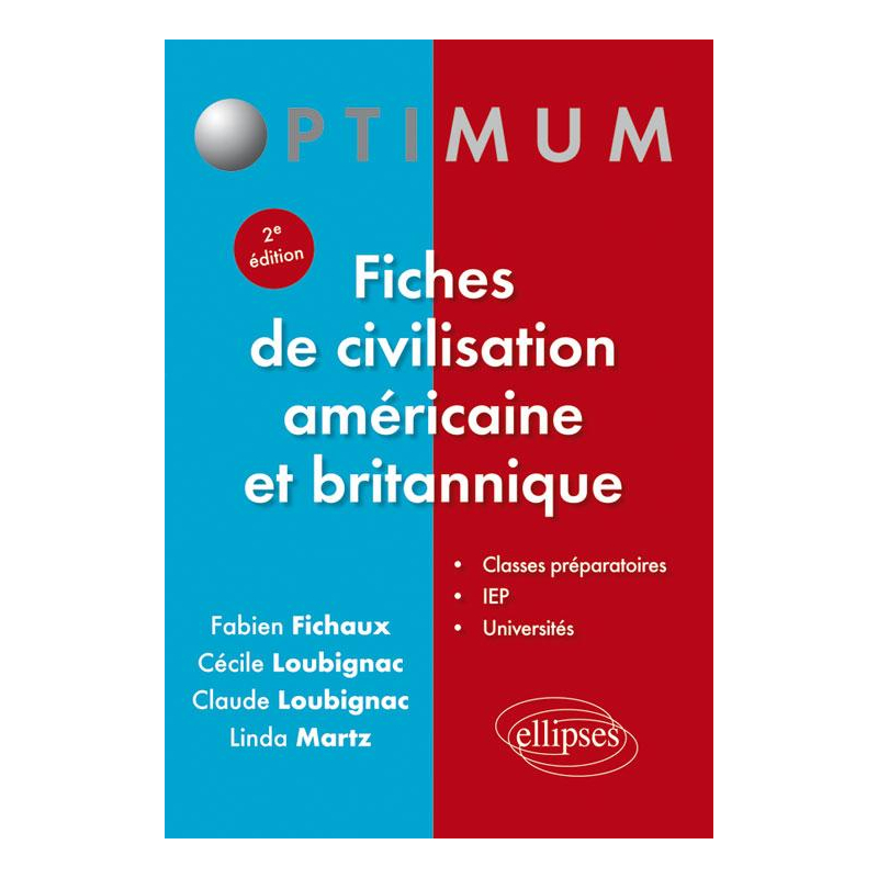 Fiches de civilisation américaine et britannique - 2e édition