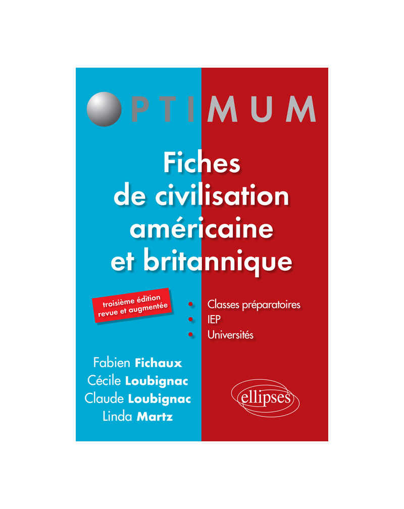 Fiches de civilisation américaine et britannique - 3e édition