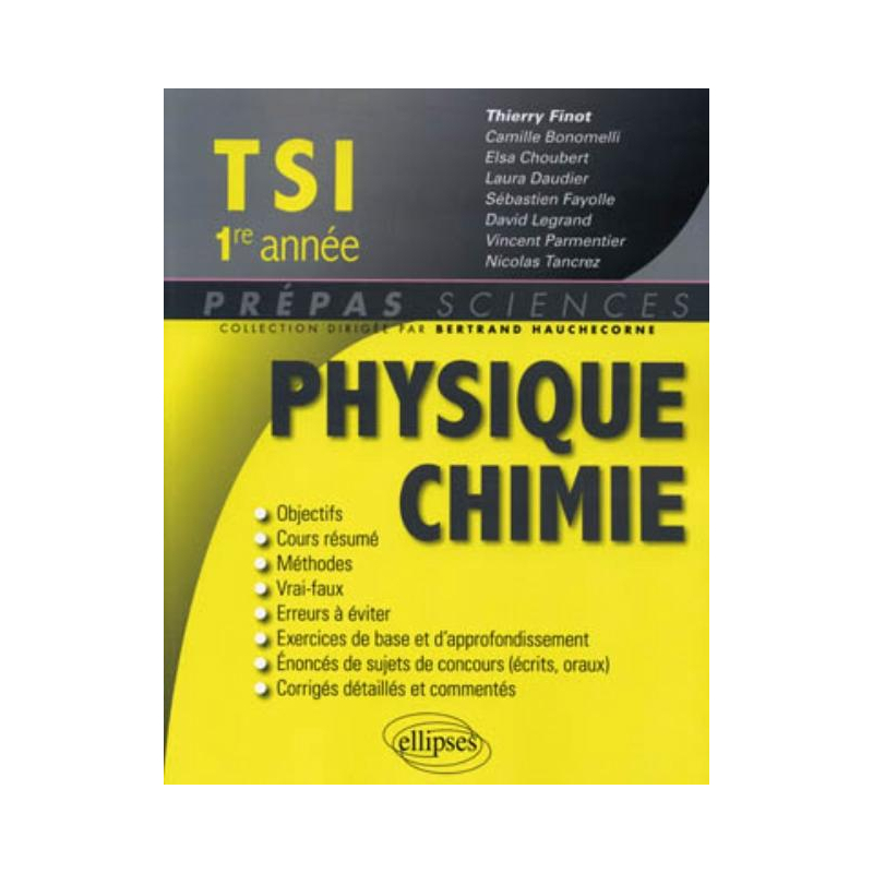 Physique-chimie TSI-1