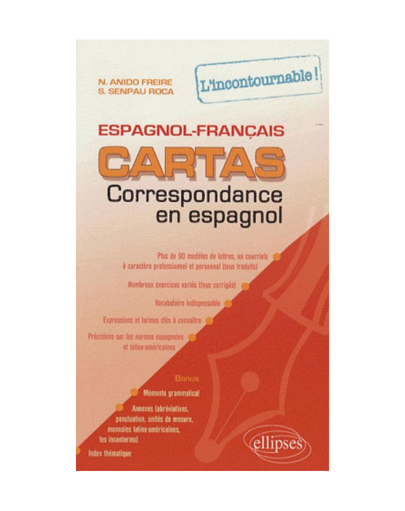 Cartas. Correspondance en espagnol. L'incontournable !