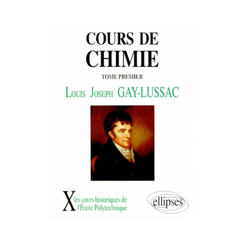Cours de chimie, volume 1