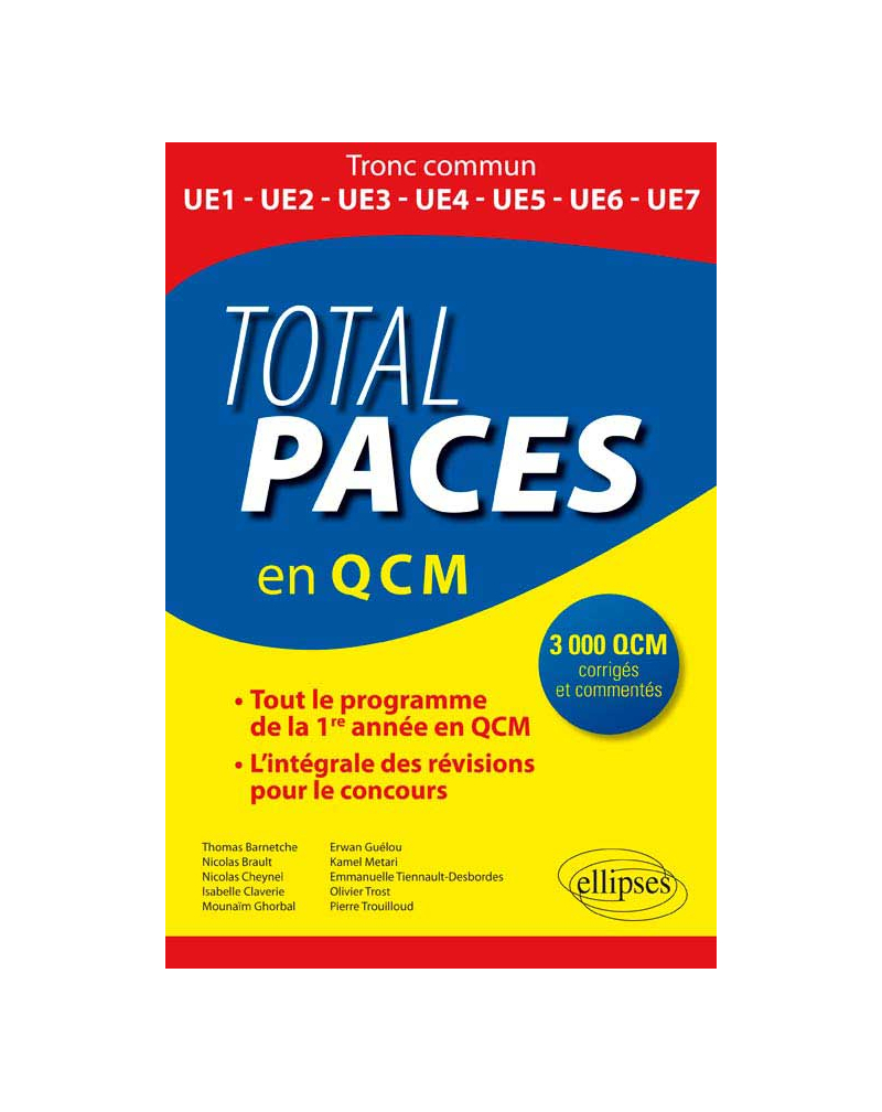 Total PACES (en 3000 QCM)