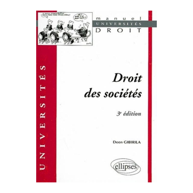 Droit des sociétés. 3e édition