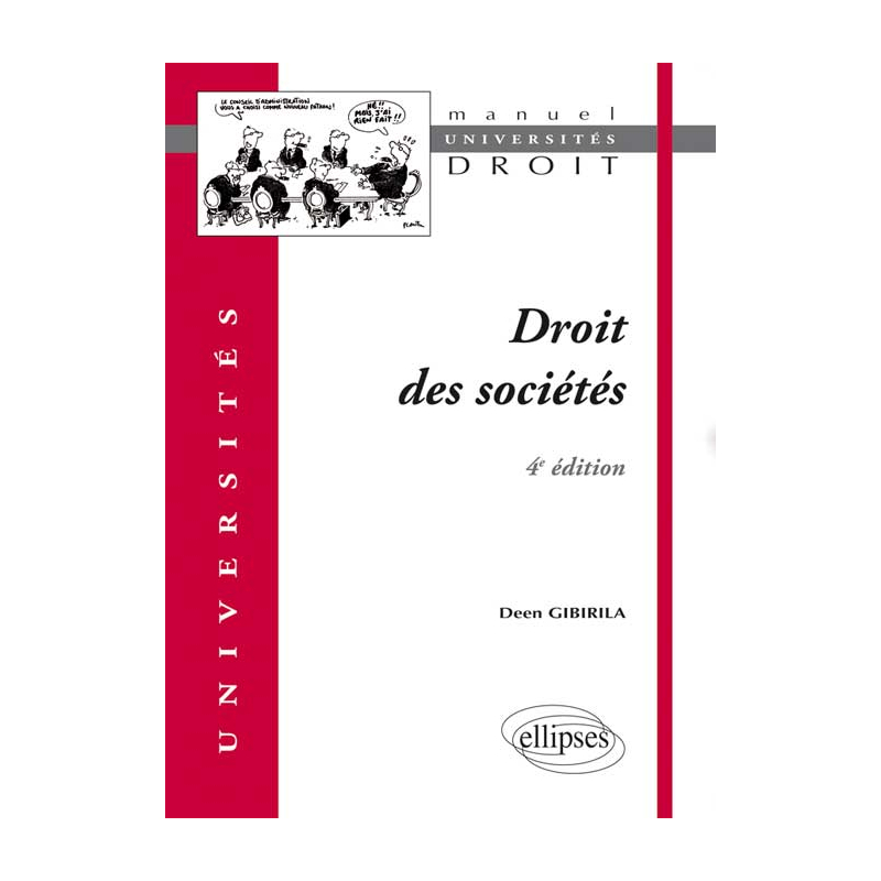 Droit des sociétés. 4e édition