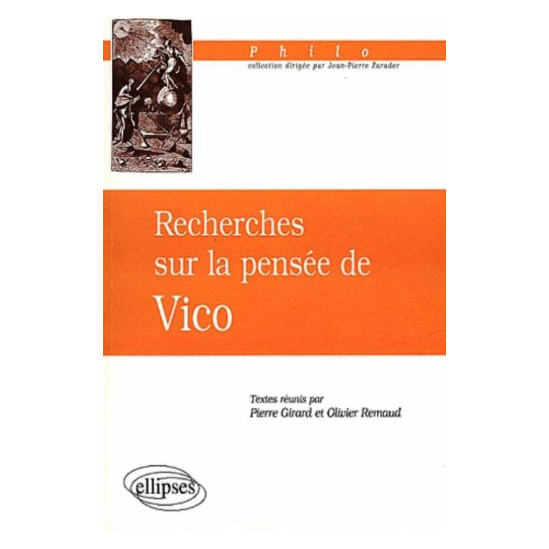 Recherches sur la pensée de Vico