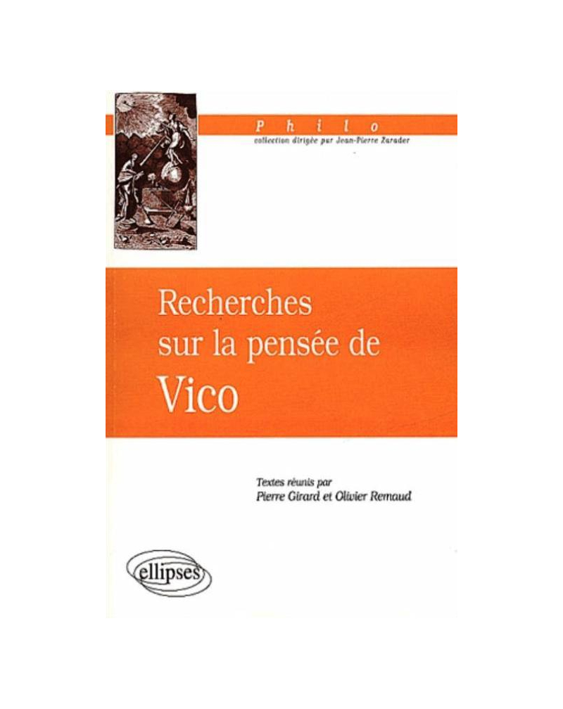 Recherches sur la pensée de Vico