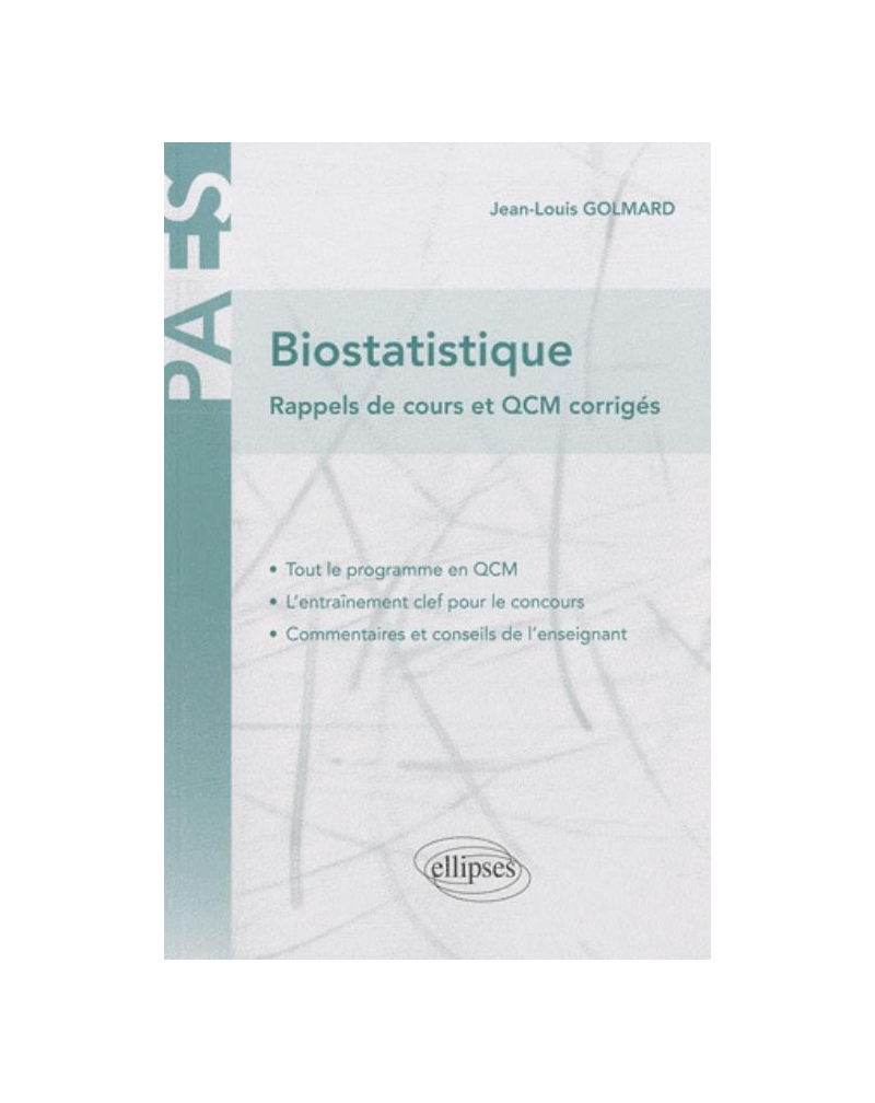 Biostatistique - rappels de cours et QCM corrigés
