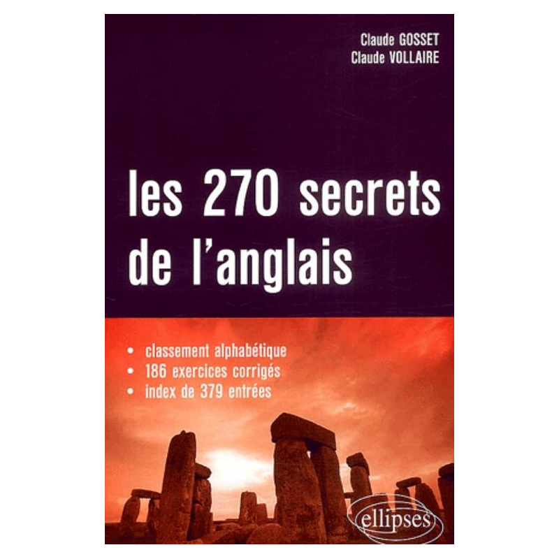 Les 270 secrets de l'anglais