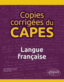 Copies corrigées du CAPES - Langue française