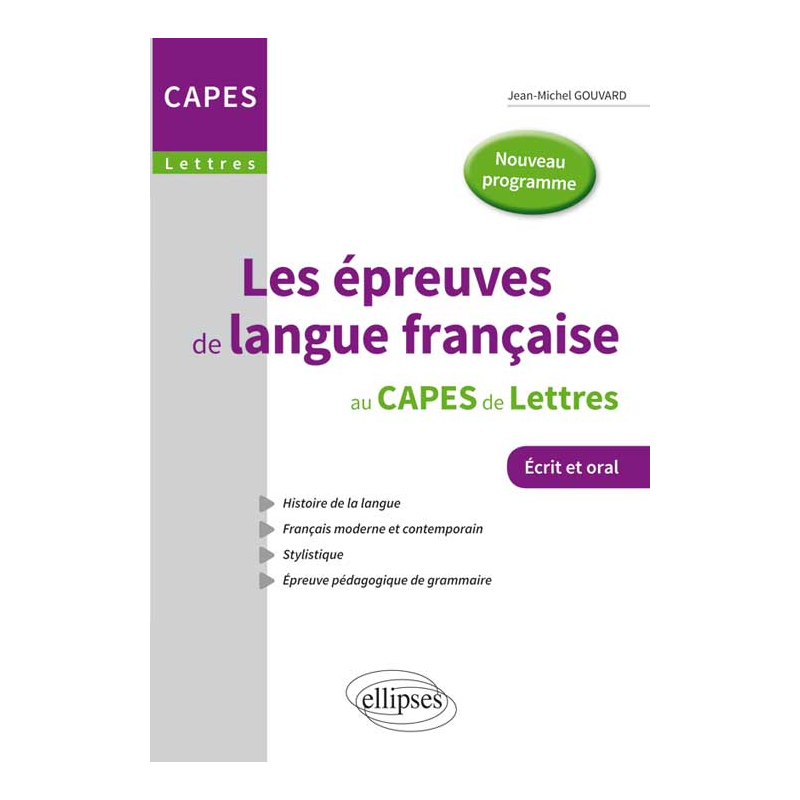 Les épreuves de langue française au Capes de lettres - Nouvelle épreuve