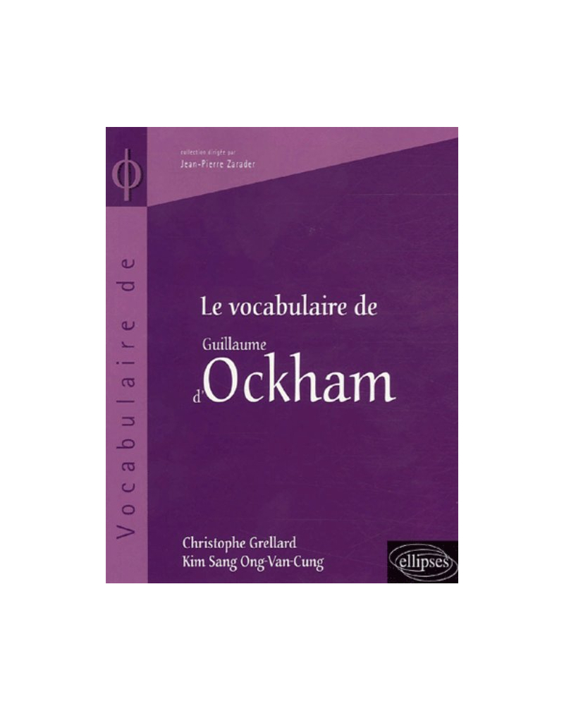 Le vocabulaire d'Ockham