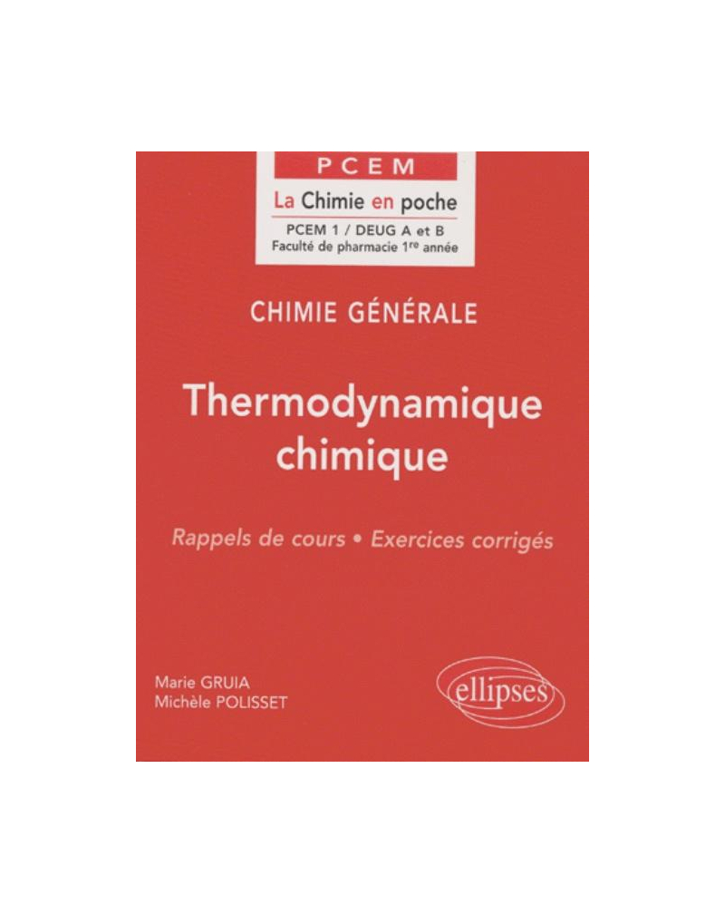 Chimie générale - 2 - Thermodynamique chimique