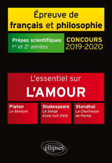 Thème et les trois œuvres. Epreuve de français/philo. Prépas scientifiques. 2019-2020