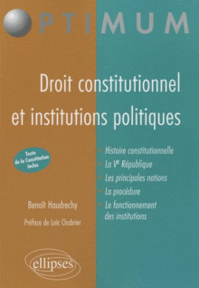 Droit constitutionnel et institutions politiques