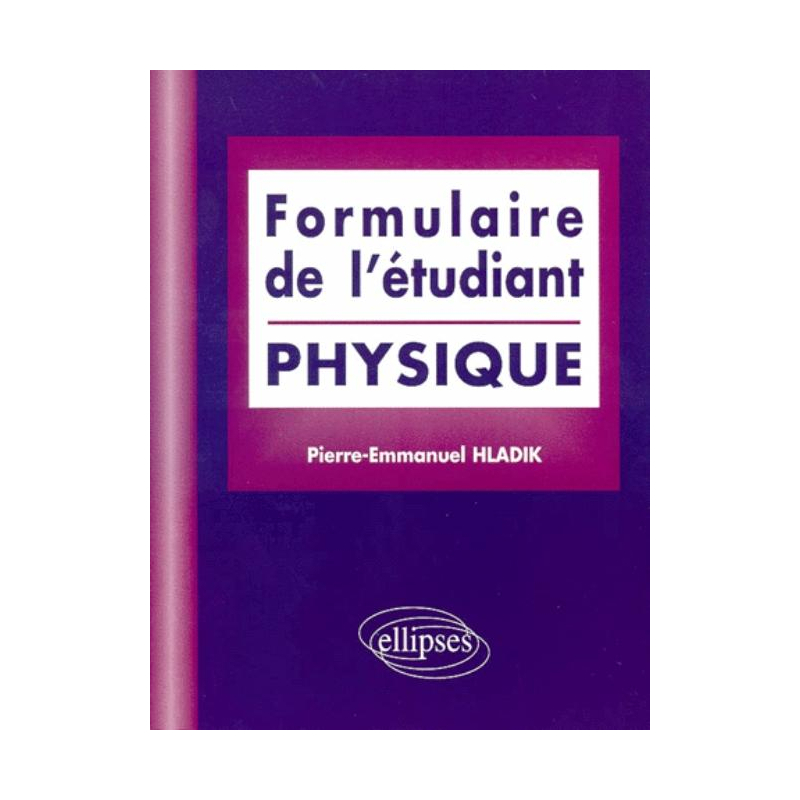 Formulaire de l'étudiant (Physique)