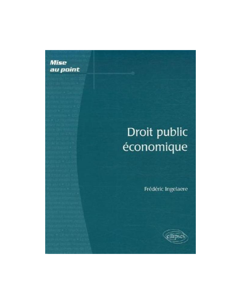 Droit public économique
