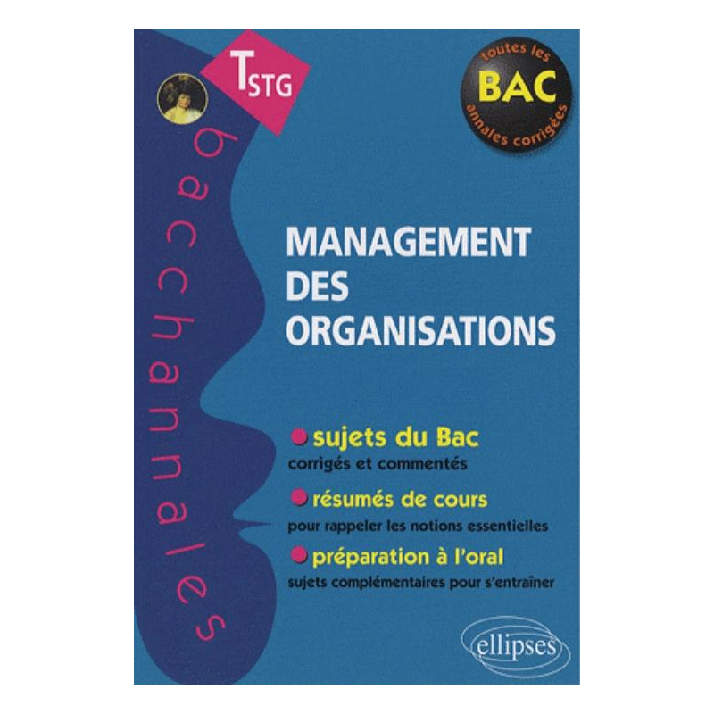 Management des organisations - Terminale STG