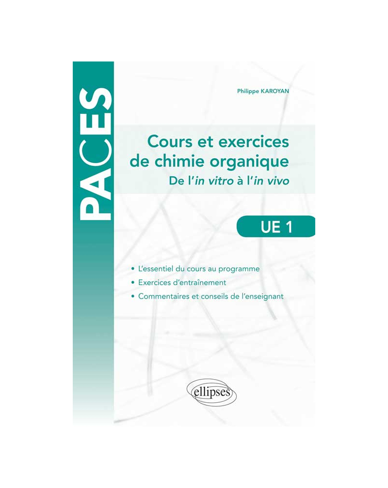 UE1 - Cours de Chimie organique (avec QCM)