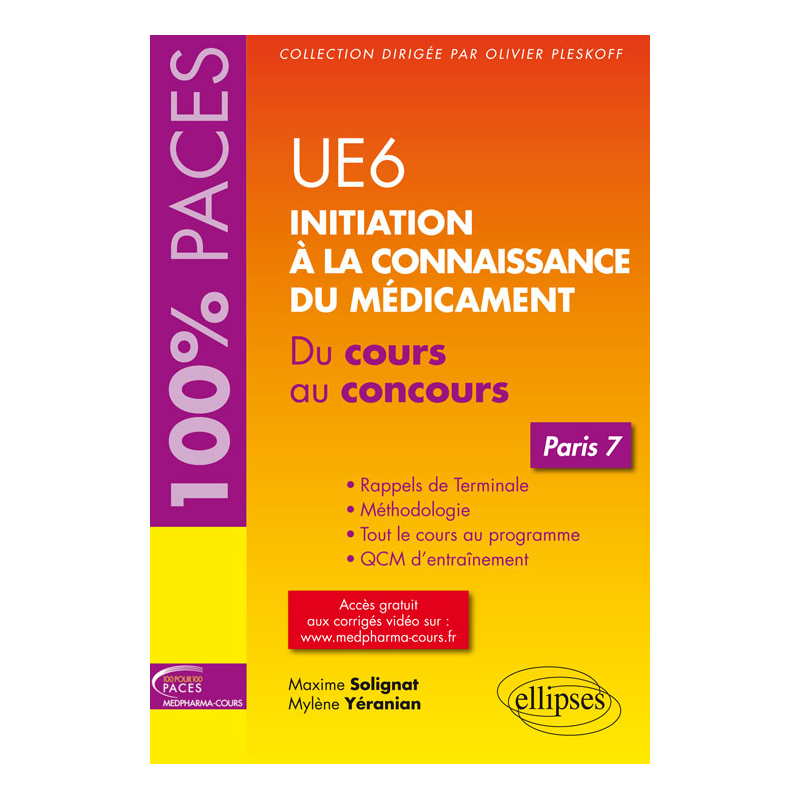 UE 6 : Initiation à la connaissance du médicament - Paris 7