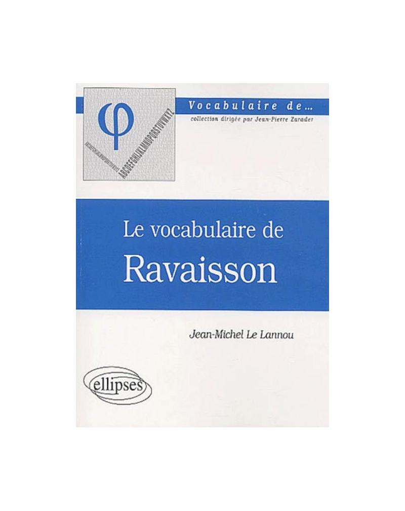 vocabulaire de Ravaisson (Le)