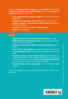 Anglais. Préparer l'épreuve de synthèse de documents aux concours des Grandes Écoles scientifiques