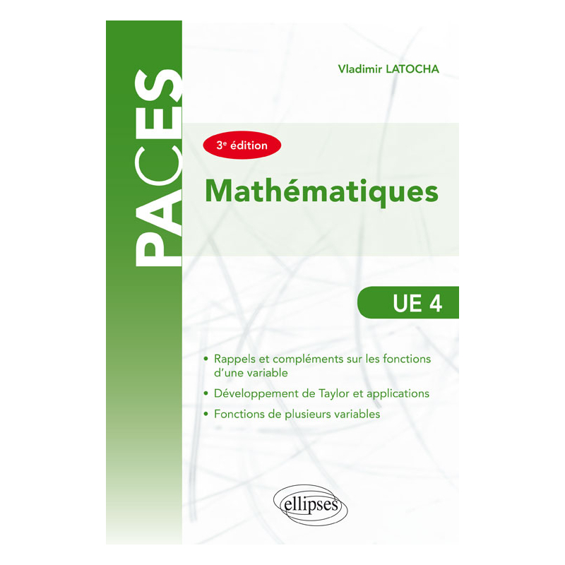 UE4 - Mathématiques - 3e édition