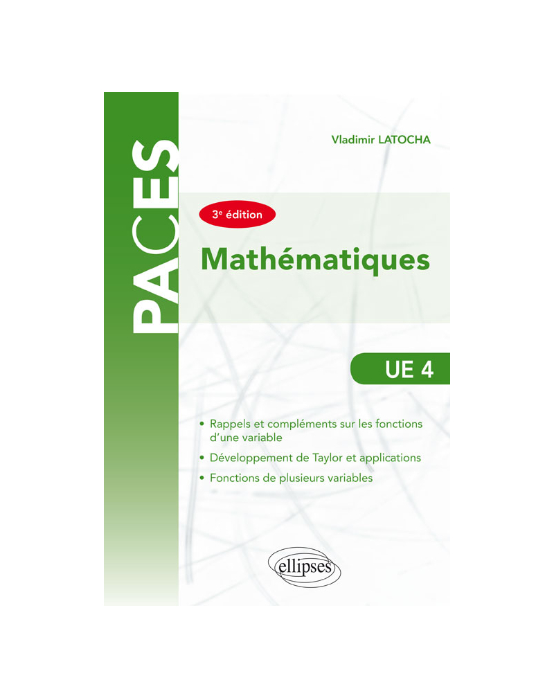 UE4 - Mathématiques - 3e édition