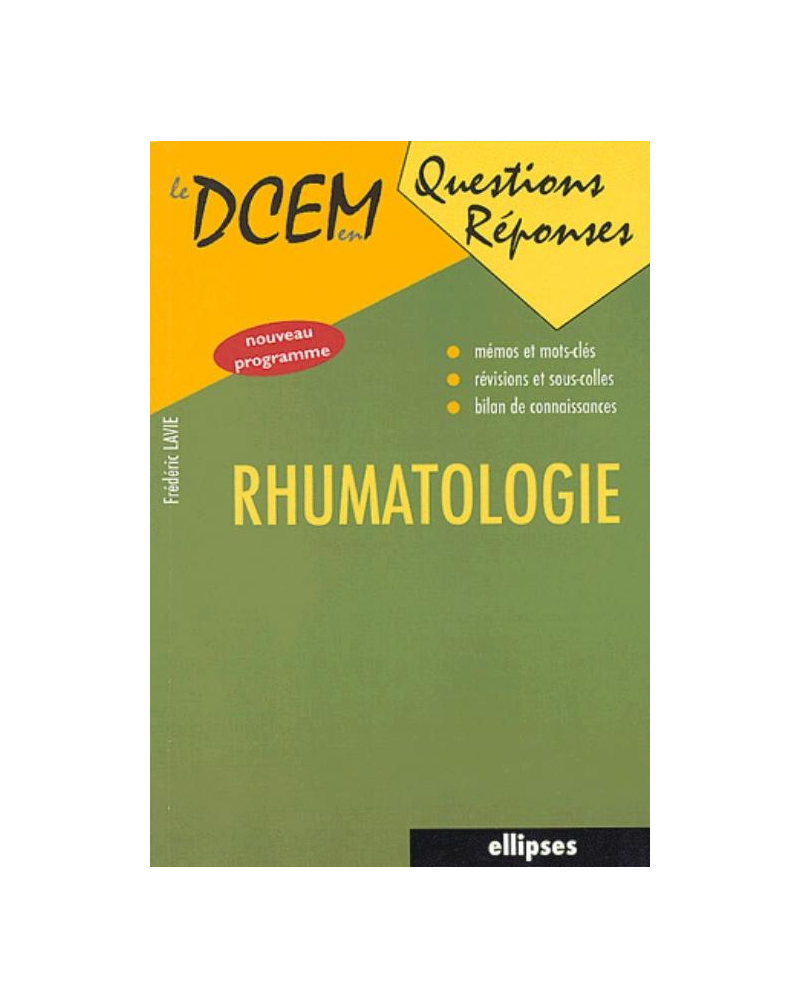 Rhumatologie