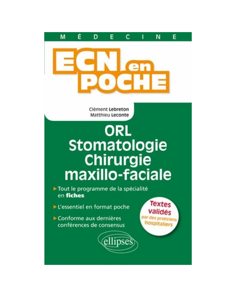 ORL - stomatologie - chirurgie maxillo-faciale