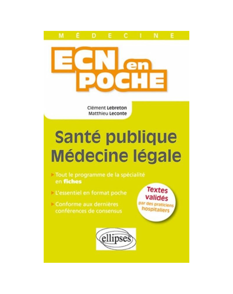 Santé publique - médecine légale