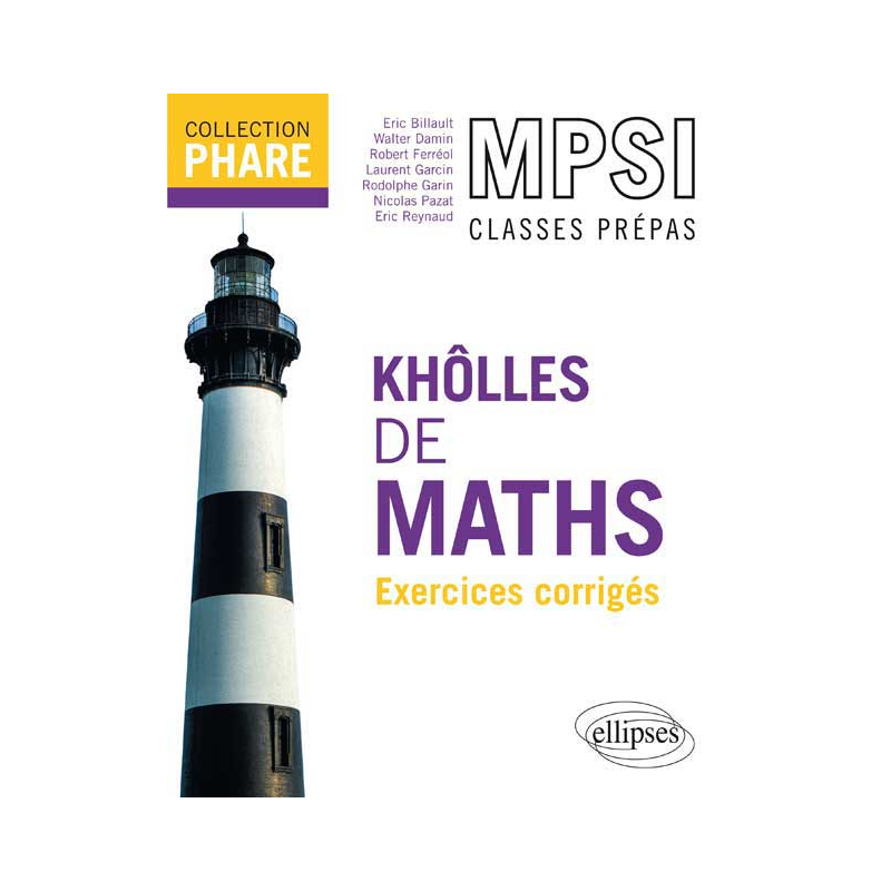 Khôlles de maths MPSI - Exercices corrigés