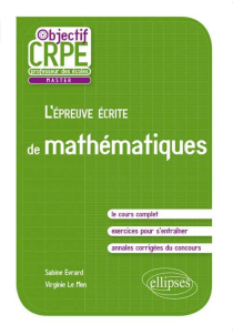L'Épreuve écrite de mathématiques
