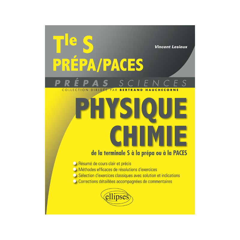 Physique-chimie de la Terminale S à la prépa ou à la PACES