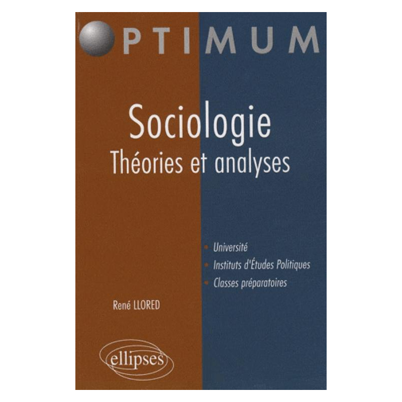 Sociologie. Théories et analyses