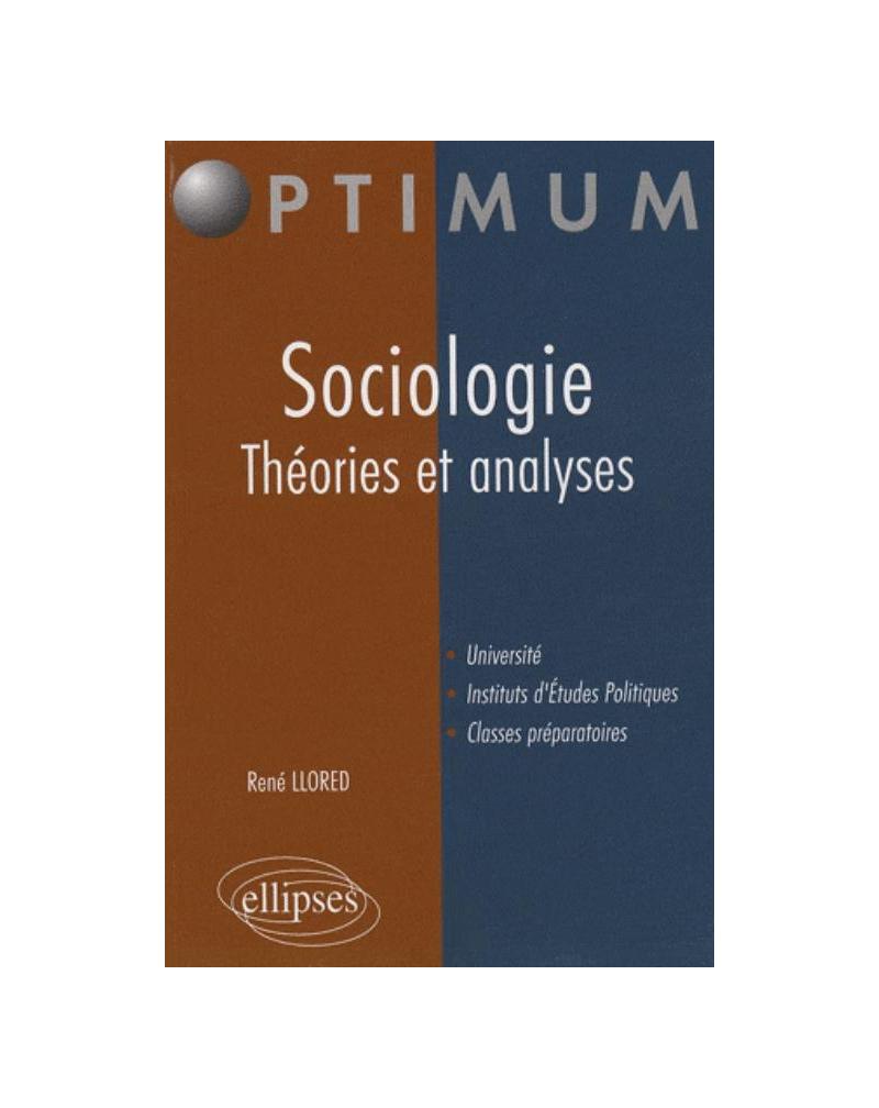 Sociologie. Théories et analyses