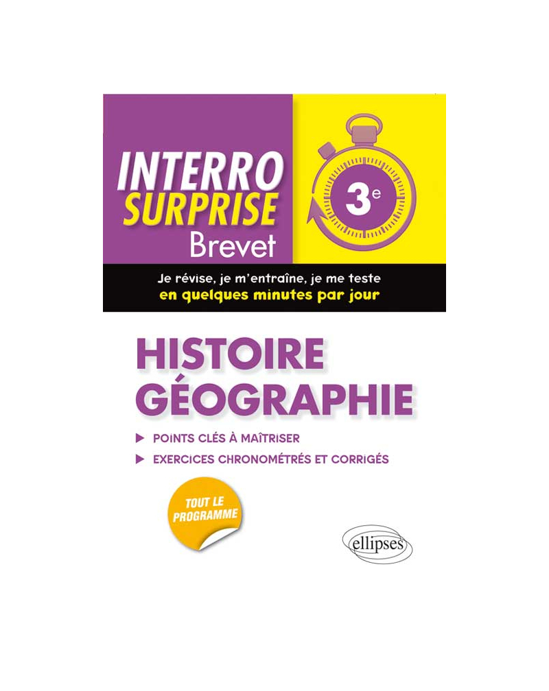 Histoire-Géographie - Troisième/Brevet