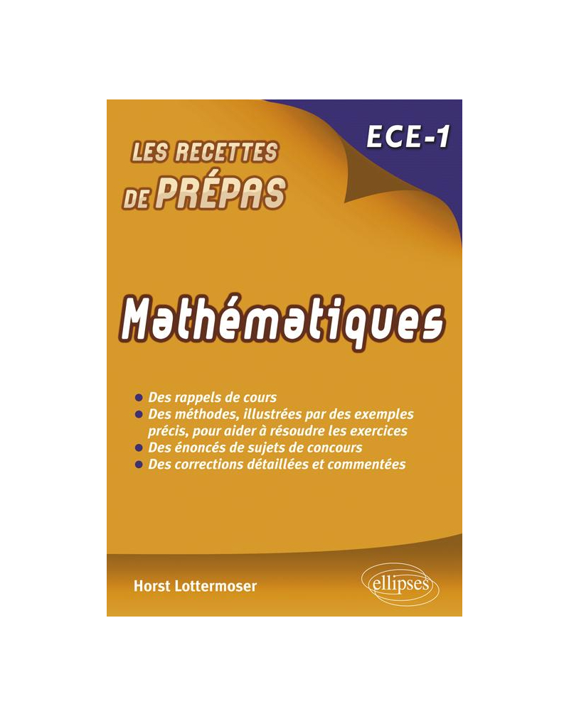 Mathématiques - ECE 1re année