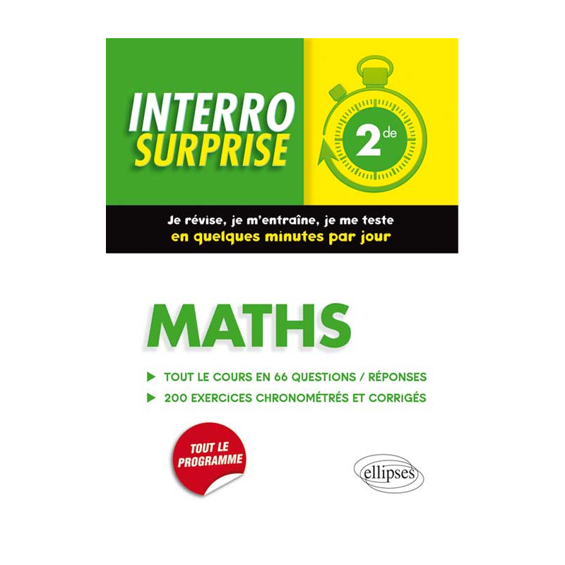 Maths - Seconde