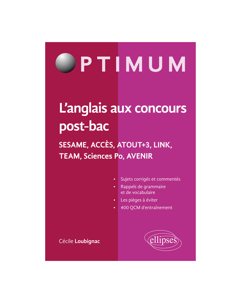 L’anglais aux concours post-bac