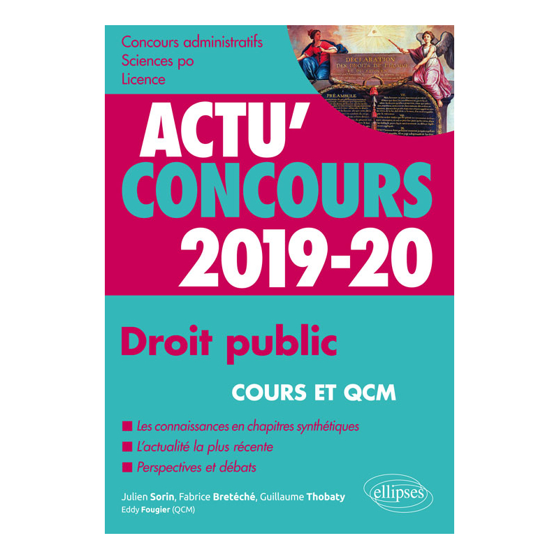 Droit public - concours 2019-2020