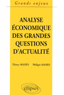 Analyse économique des grandes questions d'actualité