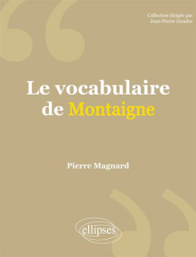 Le vocabulaire de Montaigne